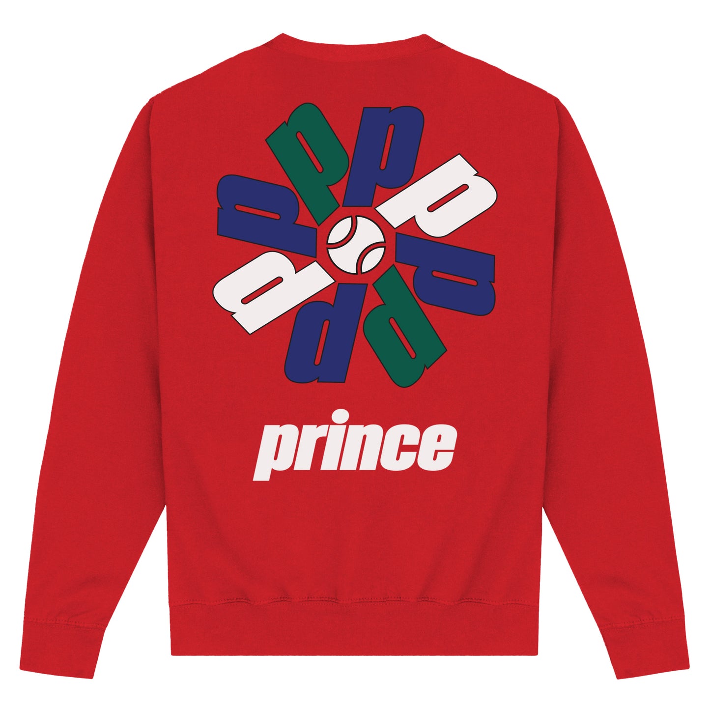 Prince Match Crew Red Sweatshirt