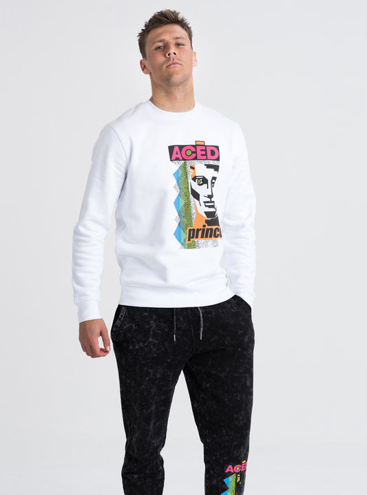 Sliced Sweatshirt - White